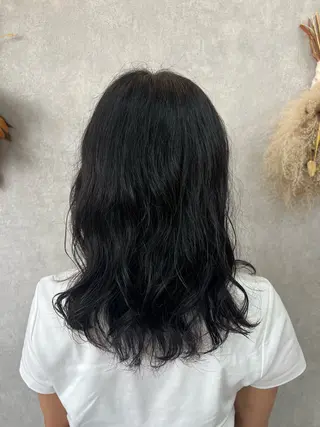 セミロング パーマ 松本 心雪🌱‬のヘアスタイル