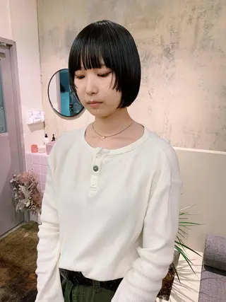 ショート カラー yupi🐈⬛ レイヤー/パーマのヘアスタイル