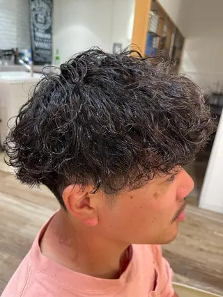 パーマ メンズ メンズパーマ 北原寿樹のヘアスタイル