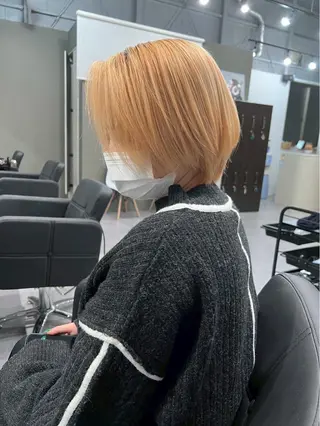 ショート カラー SEINA️️/烏丸 ブリーチ/ハイトーンのヘアスタイル