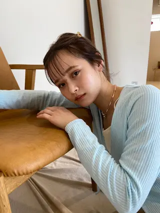 ミディアム カラー ヘアアレンジ 当日予約大歓迎💗 依田瑞希のヘアスタイル