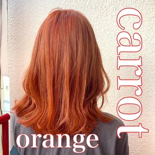 ミディアム カラー SALOWIN 新宿三丁目EAST所属・韓国レイヤー🇰🇷 layercut✂️のヘアスタイル