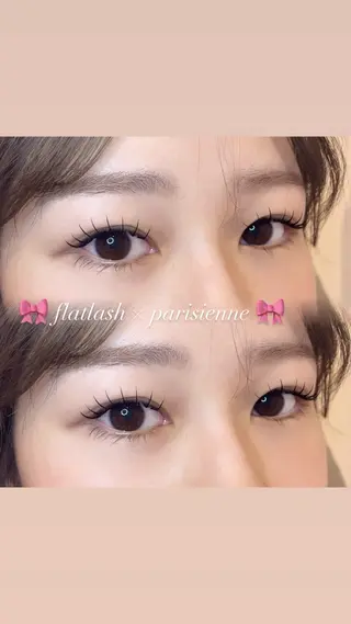 マツエク・マツパ Mell Yuuna ♡パリエク /束感のマツエク・マツパデザイン