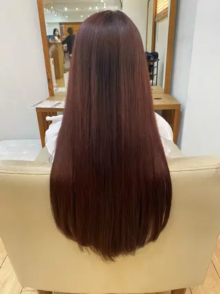 ロング カラー 銀座⚜️【脱白髪染め 美髪矯正】トグチのヘアスタイル