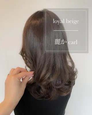 セミロング カラー ヘアアレンジ topstylist 芳賀みなみのヘアスタイル