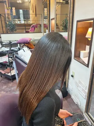 ロング 髪質改善 田中大貴のヘアスタイル