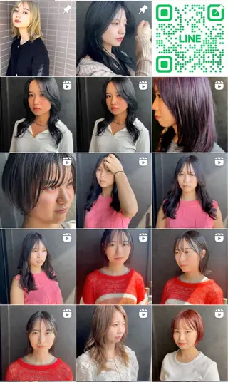 ミディアム uti所属・菊池 幹のヘアスタイル