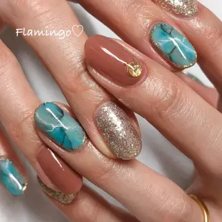 ネイル 40代からの爪を守る ×ケア重視サロン♡のネイルデザイン