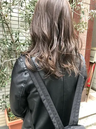 セミロング カラー 🌷ボブ/髪質改善 ストレートのヘアスタイル