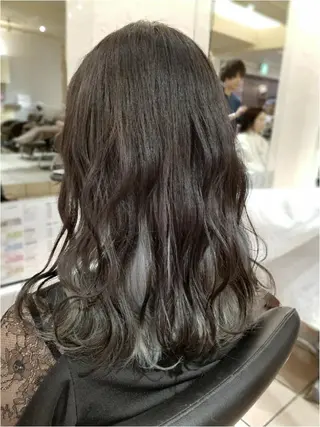 ミディアム カラー ヘアアレンジ 【髪質改善美容師】t occa茨木篠原健太のヘアスタイル