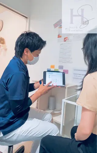 小顔・ツルツル素肌 ハリステリアのエステ・リラクイメージ