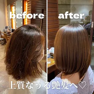 ミディアム stylist YUTOのヘアスタイル