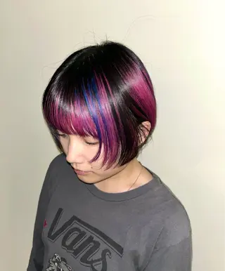 ショート カラー 7Bridge 滝内ひよりのヘアスタイル