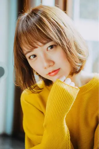 ミディアム Gemini代表 Maedaのヘアスタイル