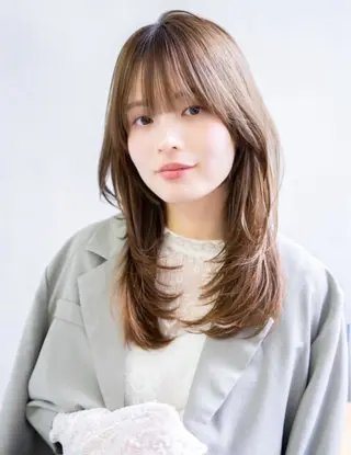 ロング 久保田 涼のヘアスタイル