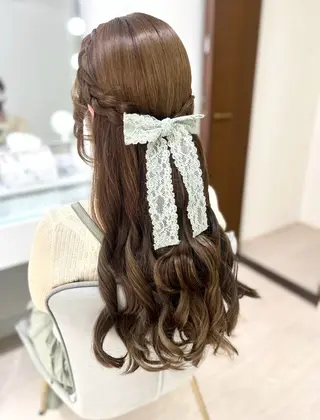 ロング ヘアセット/メイク 佐野 妃都美のヘアスタイル