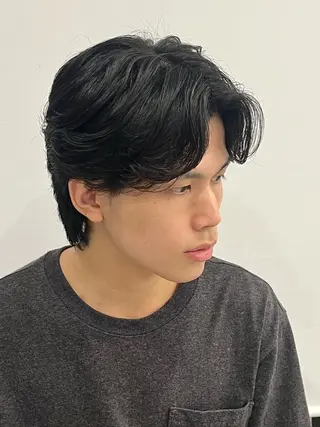 パーマ メンズ 🏁片倉 玲旺🏁のヘアスタイル