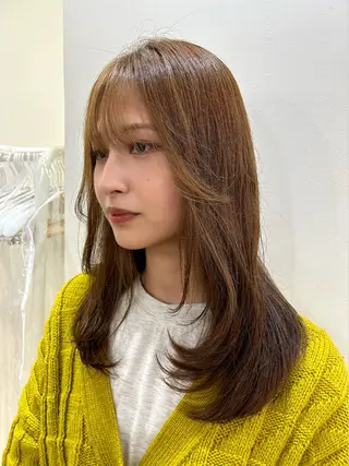 ミディアム カラー 🎀asumi/艶 カラー/髪質改善🎀のヘアスタイル