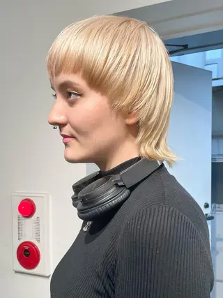 ミディアム カラー メンズカット/ スパイキーショートのヘアスタイル