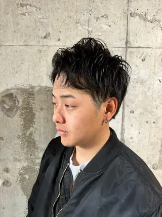 ショート メンズ 三宅 亨表のヘアスタイル