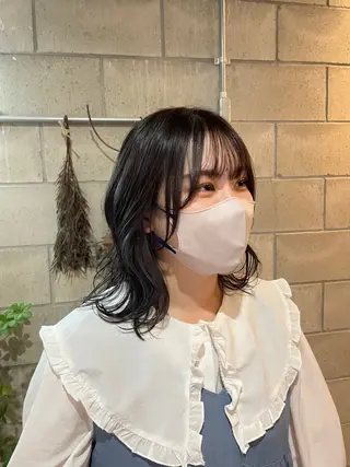 ミディアム カラー 艶髪/透明感カラー/ 韓国/nonokaのヘアスタイル