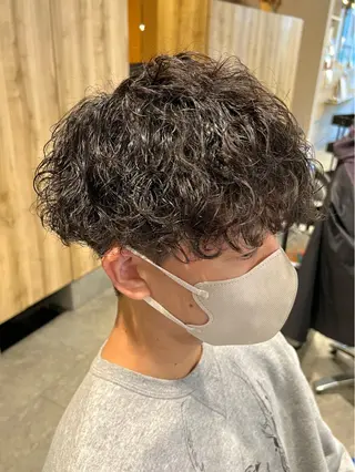 ショート パーマ メンズ men’s salon NOA solte. 【メンズサロン ノアソルテ】所属・メンズパーマ職人 加藤 弘貴のヘアスタイル