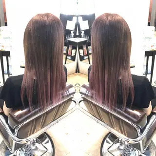 ロング カラー 正分 真美のヘアスタイル