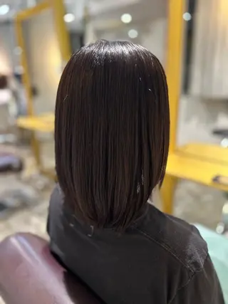 ミディアム 縮毛矯正／髪質改善 🌼mizukiのヘアスタイル