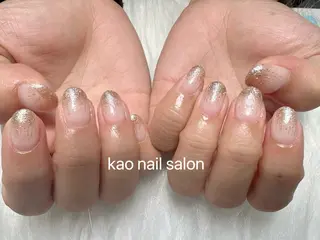 ネイル kao nail マグネット/長さだしのネイルデザイン