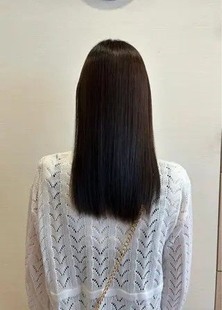 セミロング カラー ミ ユのヘアスタイル