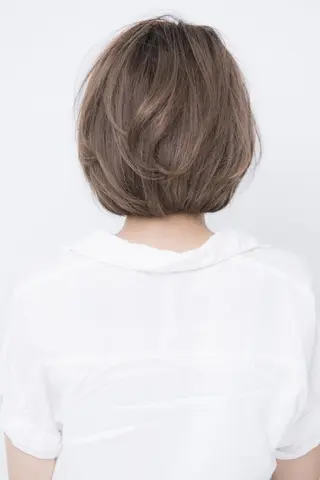 ミディアム カラー パーマ 橋口 晃典のヘアスタイル