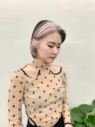 ショート カラー 似合わせ/美髪カラー /カンナのヘアスタイル