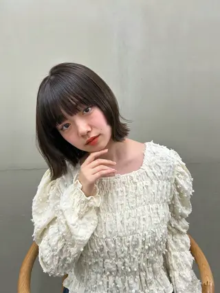 ショート カラー 暗めモテカラー 🫧ruko🌿銀座のヘアスタイル