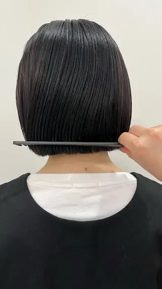 ショート カラー ボブ／ミニボブ／ akaneのヘアスタイル