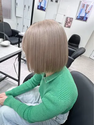 カラー 🐬透明感カラー/ ハイトーン/ユウ🐬のヘアスタイル