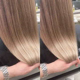 ロング カラー 色気グレージュ 🤍kosuke🤍のヘアスタイル