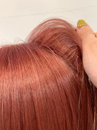 ミディアム カラー ブリーチなしカラー 🌿脇黒丸 彩のヘアスタイル