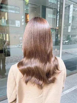 セミロング ✨美髪縮毛矯正✨ HIKARIのヘアスタイル