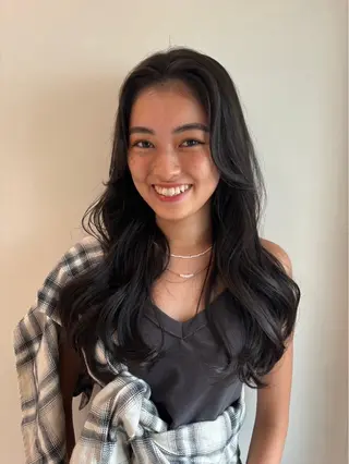 パーマ アオイ/透明感カラー レイヤー🌙のヘアスタイル