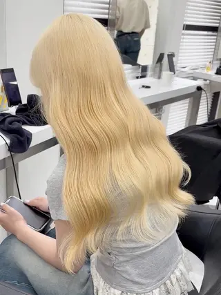 カラー 海外ガールヘア🤍 yuriaのヘアスタイル