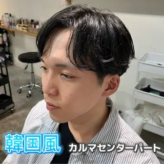 メンズ フェザーパーマ🌙 毛流れ yuzukiのヘアスタイル