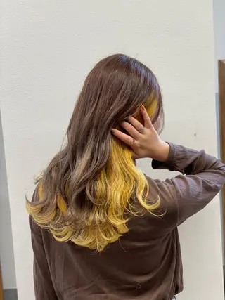 ロング カラー 髪質改善特化サロン ICONIQ天神店のヘアスタイル