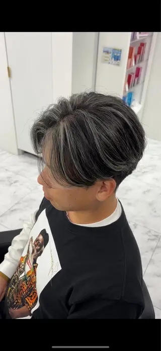 カラー メンズ メンズカット ‪‪/メッシュのヘアスタイル