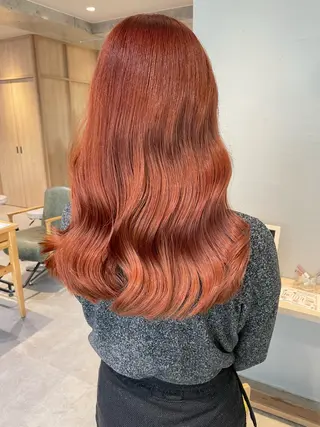 カラー オタク美容師🛍/ 酸性ストレート/艶髪のヘアスタイル