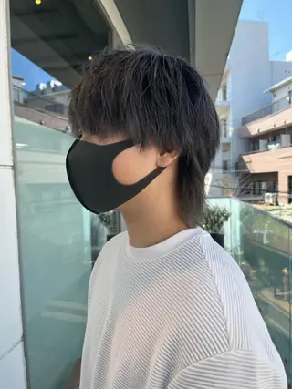 ショート カラー メンズ うるツヤハイトーン✨ /西川郁巳のヘアスタイル