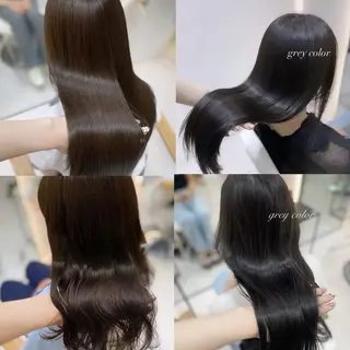 ロング カラー 艶髪・透明感カラー・ 韓国ヘア・Yuriのヘアスタイル