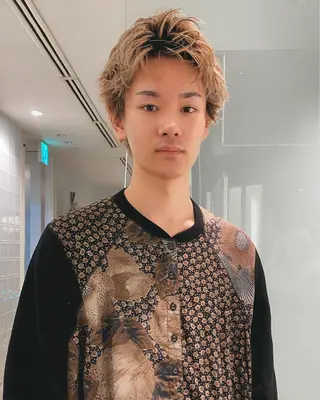 ショート カラー メンズ 栄/矢場町 三井太朗のヘアスタイル