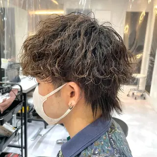 ショート 髪質改善× ハイライト溝江のヘアスタイル