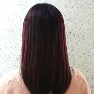 ロング カラー パーマ ヘアアレンジ かわい ゆうな 髪質改善/縮毛矯正のヘアスタイル