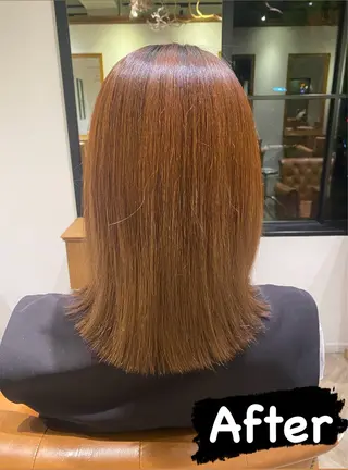 セミロング パーマ 白木 葵のヘアスタイル